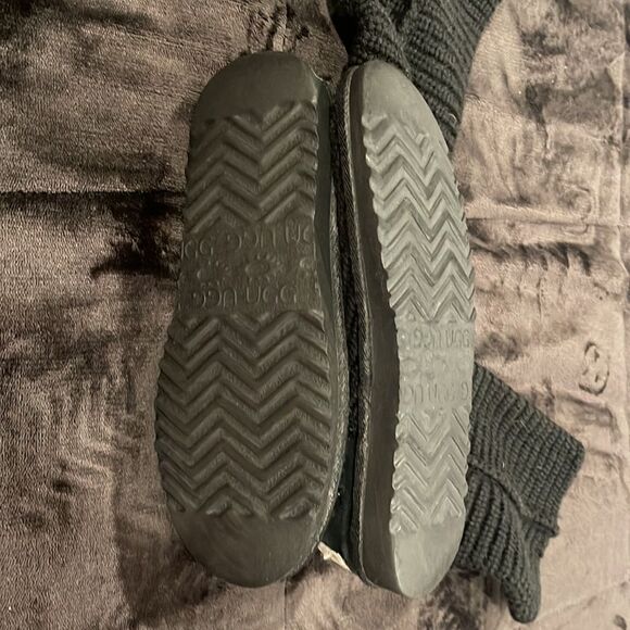 Ugg black sweater boots size 6 - Picture 3 of 5